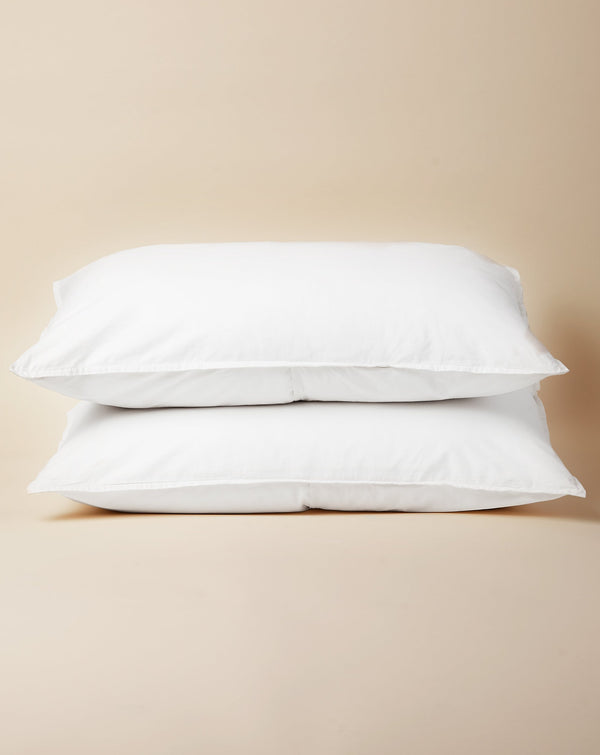 White Chambray Pillowcase Set