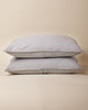 Ash Grey Chambray Pillowcase Set