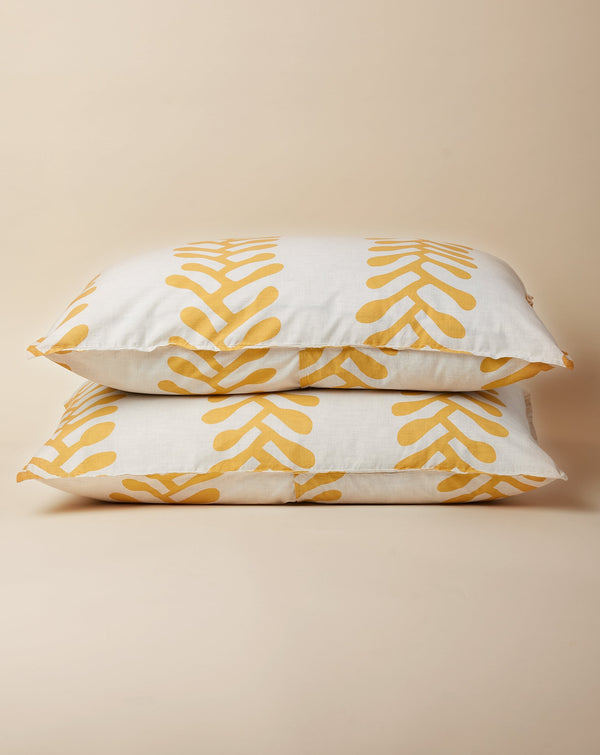 Gold Vines Heather Duvet Bundle
