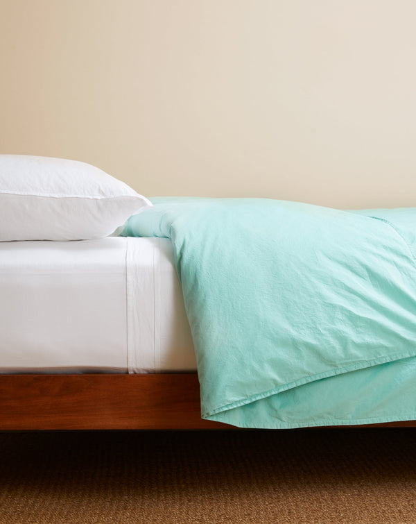 Turquoise Chambray Duvet Bundle